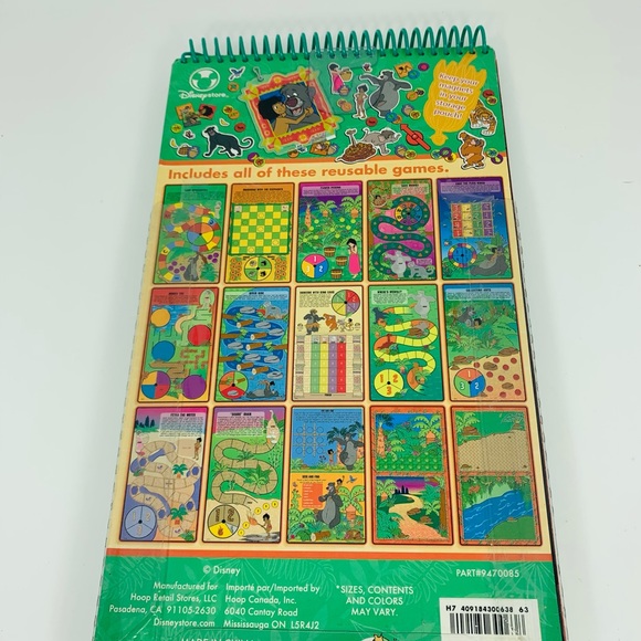 Disney The Jungle Book Magnetic Game Book Elmers Products 2007 - Picture 7 of 7